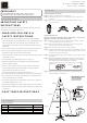 Home Accents Holiday TG76M3P08D27 Quick Start Manual