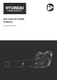 Hyundai power products HYB40Li Instruction Manual