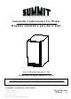 Summit Commercial BIM-44 G User Manual