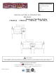 Crown Food Service Equipment ELTM-100-2 Installation & Operation Manual