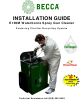Becca E100M Installation Manual