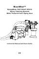 MaxiMist SprayMate TNT HVLP ST610 Instruction Manual And Users Manual