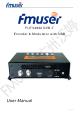 FMUser FUTV4622 User Manual