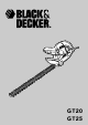 Black & Decker GT25 Manual
