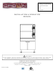 Crown Food Service Equipment DCX-16 Installation & Operation Manual