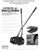 American Lawn Mower Co. Earthwise Gator Grabber Quick Start Manual