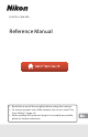 Nikon CGJ1155EB Reference Manual