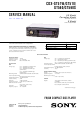 Sony CDX-GT560 Service Manual