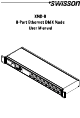 Swisson XND-8R5 User Manual