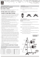 Home Accents Holiday TG76P3945D04 Quick Start Manual