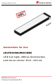 Vision & Control LDLF60x540-R633/UDC Instructions For Use Manual