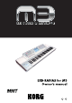 Korg EXB-RADIAS for M3 Owner's Manual