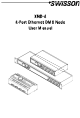 Swisson XND-4D User Manual