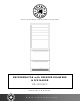 Vinotemp Brama BR-30GDRFZ Owner's Manual