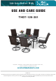 PHI VILLA THD7-126-351 Use And Care Manual
