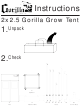 Gorilla GGTSH22 Instructions Manual