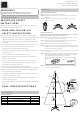Home Accents Holiday TG76M3BDSL01 Quick Start Manual
