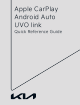 Kia Apple CarPlay Quick Reference Manual