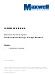 Maxwell BMOD0010 E160 B02 User Manual