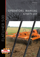Simba Flatliner 500 Operator's Manual & Parts List