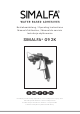 SIMALFA G9 2K Operating Instructions Manual