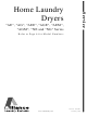 Alliance Laundry Systems AE Series Manual
