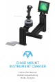 Monstertech CHAIR MOUNT INSTRUMENT CARRIER Instruction Manual