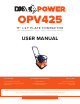 DK2 Power OPV425 User Manual