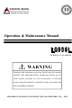 Volvo SDLG LG956L Operation & Maintenance Manual