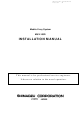 Shimadzu 503-61000-04 Installation Manual