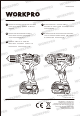 WorkPro J0Z-WYT01B-18Li Original Operating Instruction