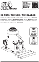 Torin BIG RED TH932001B Owner's Manual
