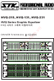 STK Professional Audio HVQ-215 Owner's Manual