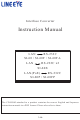 LineEye SI-60 Instruction Manual