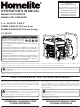 Homelite UT40530 Operator's Manual