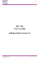 NCT SC-32 Operation Manual