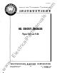 Westinghouse F-11 Instructions Manual