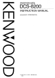 Kenwood DCS-8200 Instruction Manual