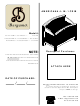 BERGAMO AMERICANA 0312D00WP Instruction Booklet