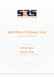 plasa SRS Lighting DP16 WM Instruction Manual