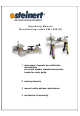 steinert KM 1400 SE Operating Manual