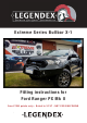 LEGENDEX Extreme Bullbar X-1 Series Fitting Instructions Manual