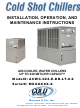 Cold Shot Chillers ACWC-024-E-DR-LT-0-2 Installation, Operation And Maintenance Instructions