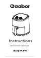 Gaabor GA-M4A Instructions Manual