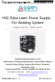 Anzhong Power YAG AZ-HJ-150 Operation Manual