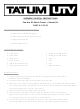 TATUM UTV Can-Am X3 Shock Assembly Instructions