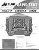 Axplor outdoor RAPID TENT Series Instruction Manual