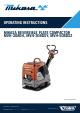 Mikasa MVH-308GH Operating Instructions Manual
