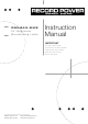 Record Power DML24X-MK2 Instruction Manual