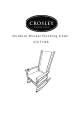 Crosley Furniture CO7166 Manual